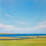 White House, Papa Westray, 25x25cm, oil on canvas, £320