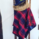 Luxury Tarten wool cape