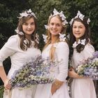 Bridal and bridesmaids pieces