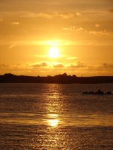Sunset over Annet