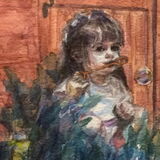 Portrait 1 - detail from 'Family Bubbles'