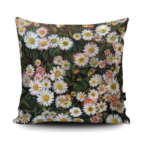 Daisy Cushion with card and framed print