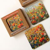 Pack of 4 melamine coasters