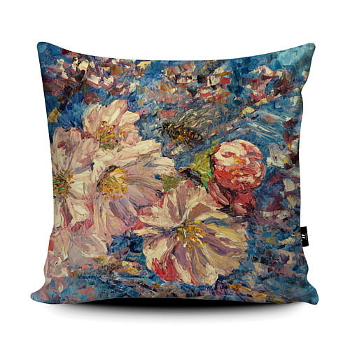 Honeybee Blossom Cushion