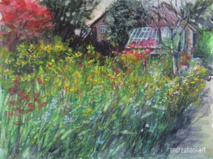 Approaching Dusk, Priory Cottage Garden
