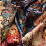 'Blossom' Silk Sensation scarf - detail