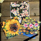NEW Butterfly, Dragonfly & Daisy Blank Greeting Cards