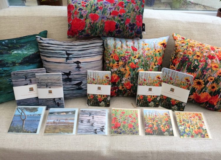 Dorset Wildflower & Coastal Stationery & Cushions