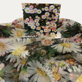 'Daisy' Paris Chiffon Scarf with matching card