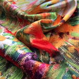 'Jewel Border' Silk Sensation Scarf - detail