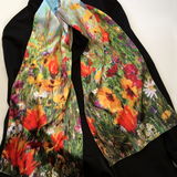 'Jewel Border' Silk Sensation Scarf Jewel Border silk sensation scarf by Andrea Hook from an original painting