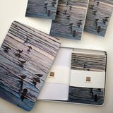 Coastal Tin of 10 blank cards & envelopes