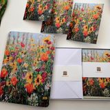 Wildflower tin of 10 cards & envelopes