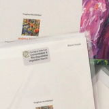 Compostable & Bio-degradable sleeves wildflower cards in compostable sleeves by Dorset Artist Andrea Hook