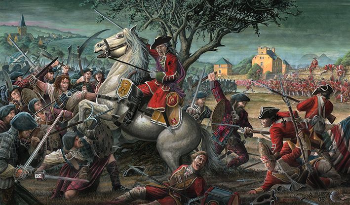 demise of col Gardiner - battle of Prestonpans