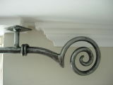 Handmade Spiral Curtain Pole