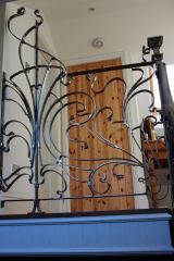 Handmade Art Nouveau Balustrade, image 2