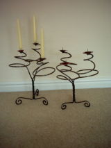 Handmade Steel Candlestick