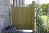 Steel Gate With Wood Infill