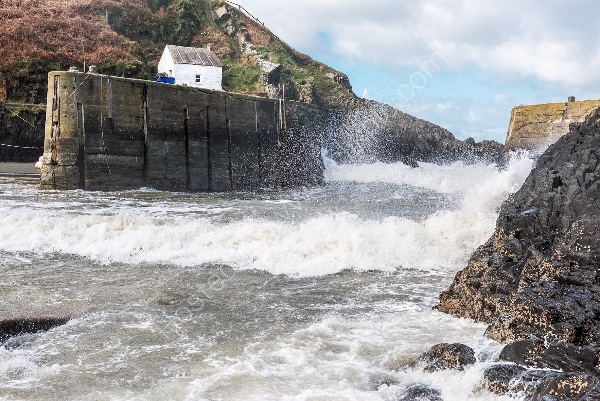 83 Porthgain In Storm Doris