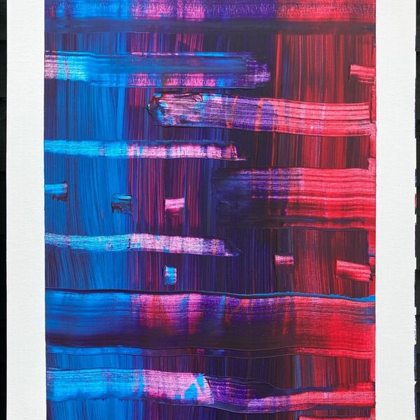 Beta. 762 x 508mm Acrylic on canvas board SOLD
