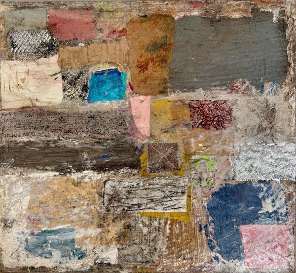 'Clean White Linen' 2024 (mixed media on paper)