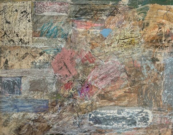 'Foggy Lullaby' 2024 (mixed media on paper)