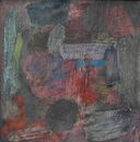 'Laguna 3' (mixed media on board) 2020 30cm x 30cm