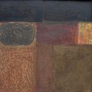 'The Bridge at Midnight' (mixed media on board) 2019 60cm x 60cm