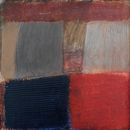 'Through my Window 3' (mixed media on board) 2019 30cm x 30cm
