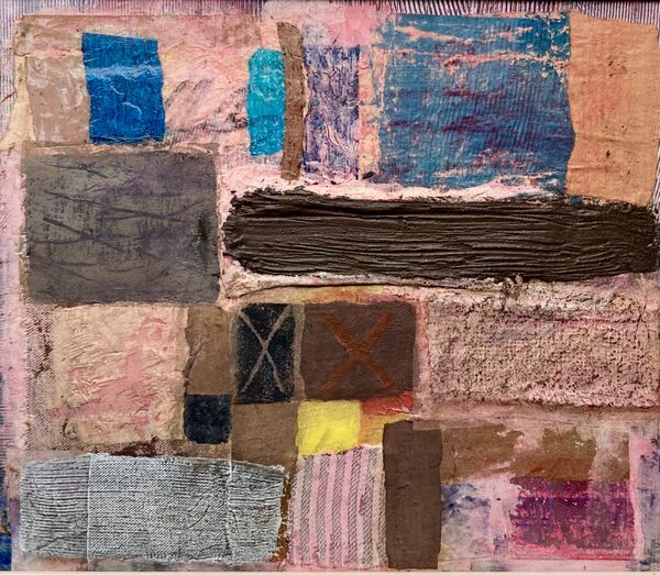 'Under The Pier' 2023 (mixed media on board)