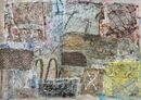 'Up On The Roof' 2024 (mixed media on paper)