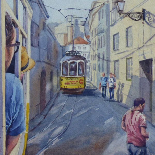 On the Tram - Lisbon