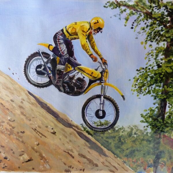 Roger Decoster on the Suzuki RM