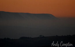 Black Mountains sunset from Hergest Ridge