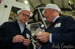 Cabinet Office Minister Michael Gove during a visit to Radnor Hills