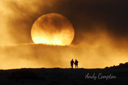 An Offa's Dyke Sunset on Hergest Ridge