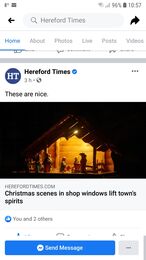 Kington Christmas Windows in the Hereford Times