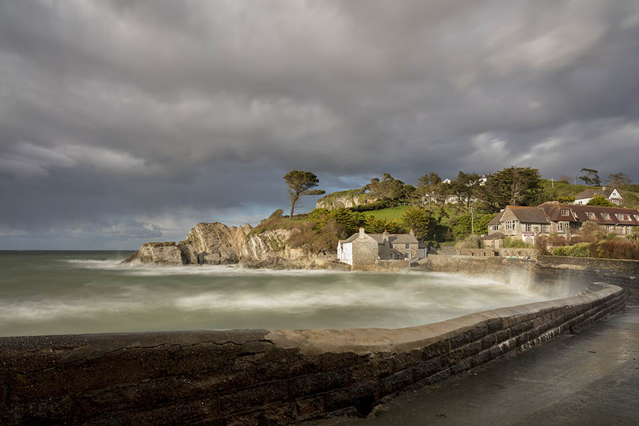 High Tide At Lee Bay
