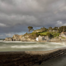 High Tide At Lee Bay