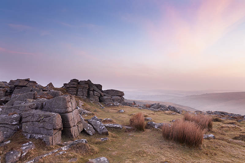 Dawn At Belstone Tor