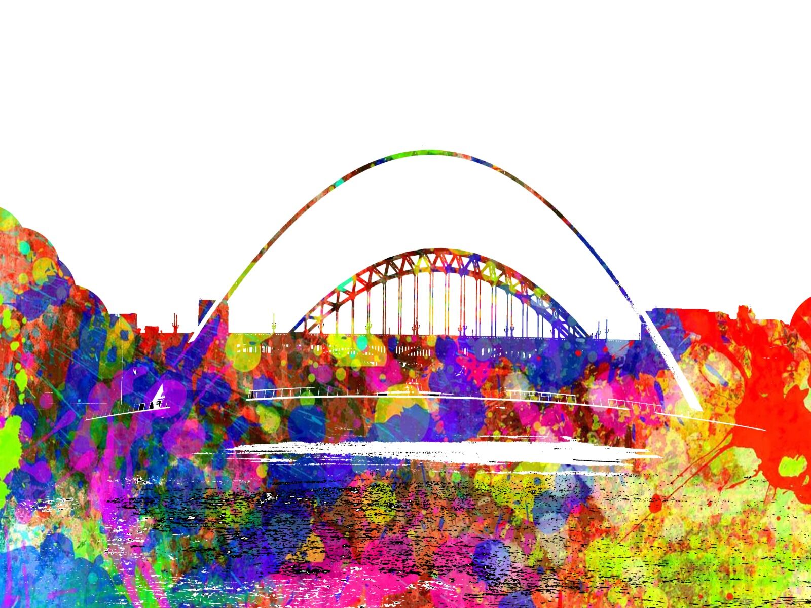 Five Bridges Newcastle Quayside