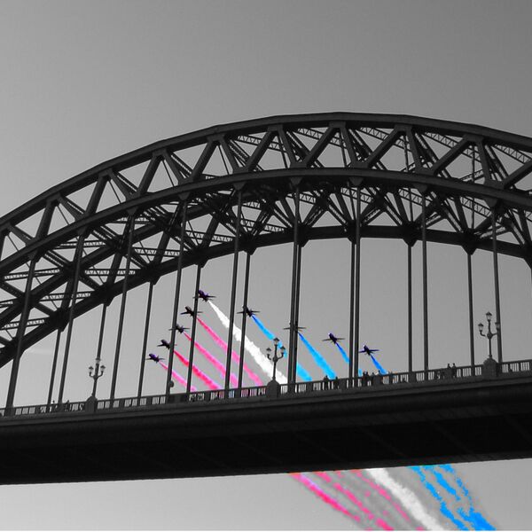 Colour Splash Red Arrows