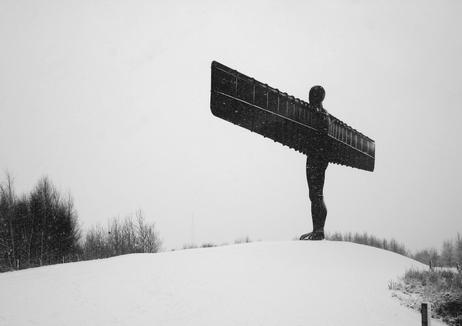 Angel Of The North Gateshead Snow