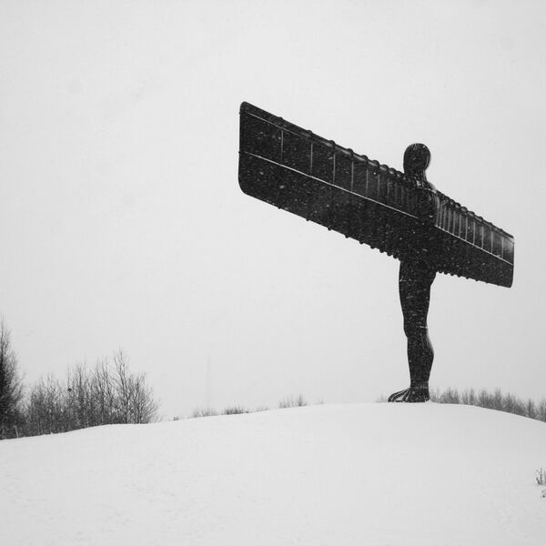 Angel Of The North Gateshead Snow