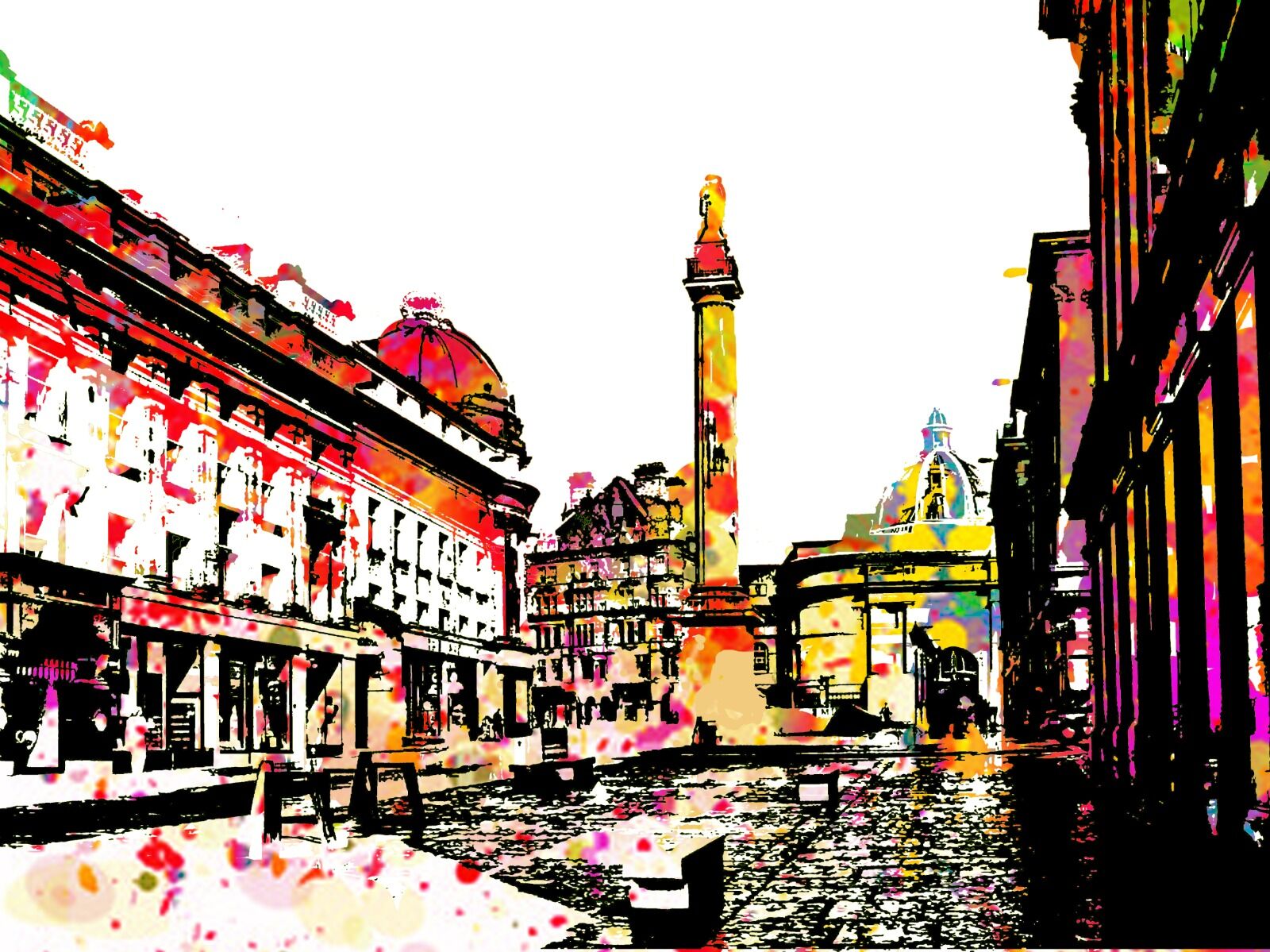 Greys Monument Newcastle City Centre
