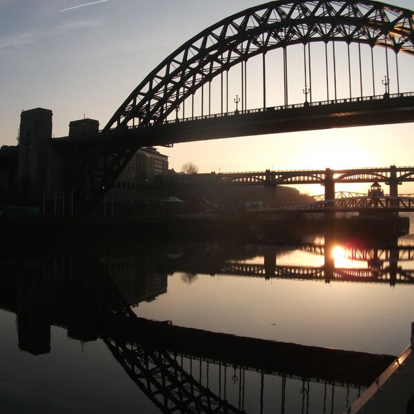 Colour Tyne Bridge Dusk Dusk