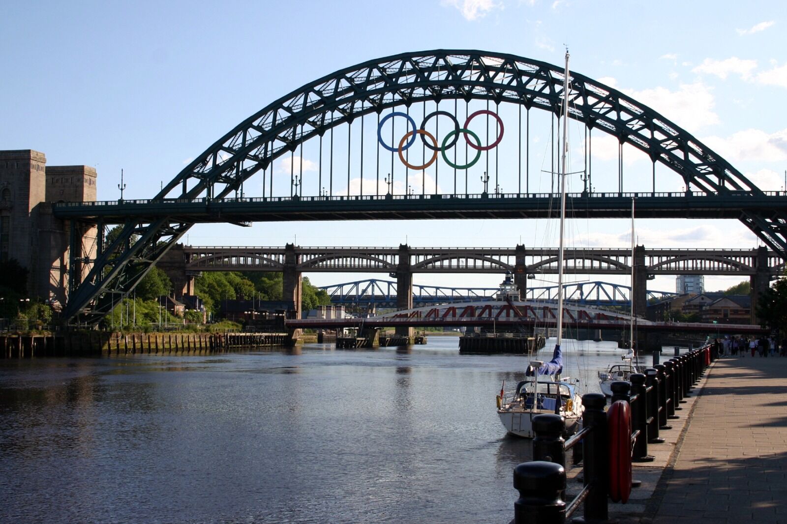 Newcastle Tyne Bridge Olympic Rings