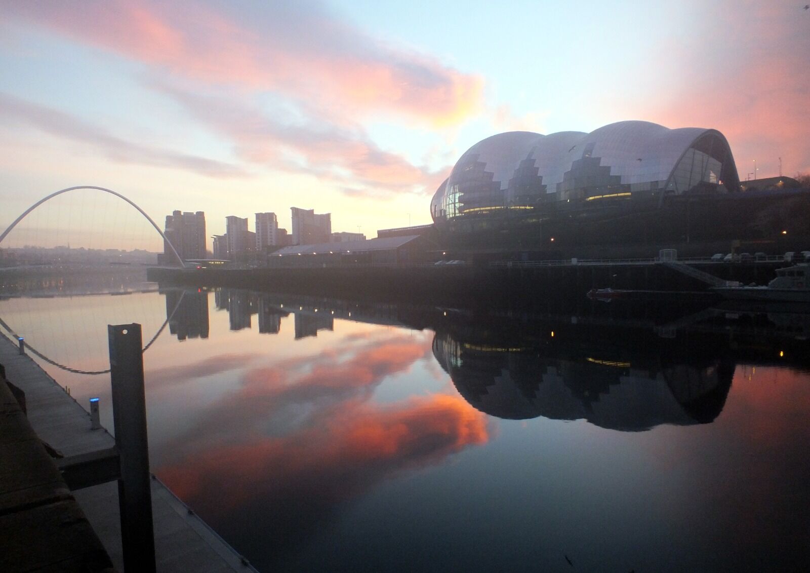 Quayside Reflection