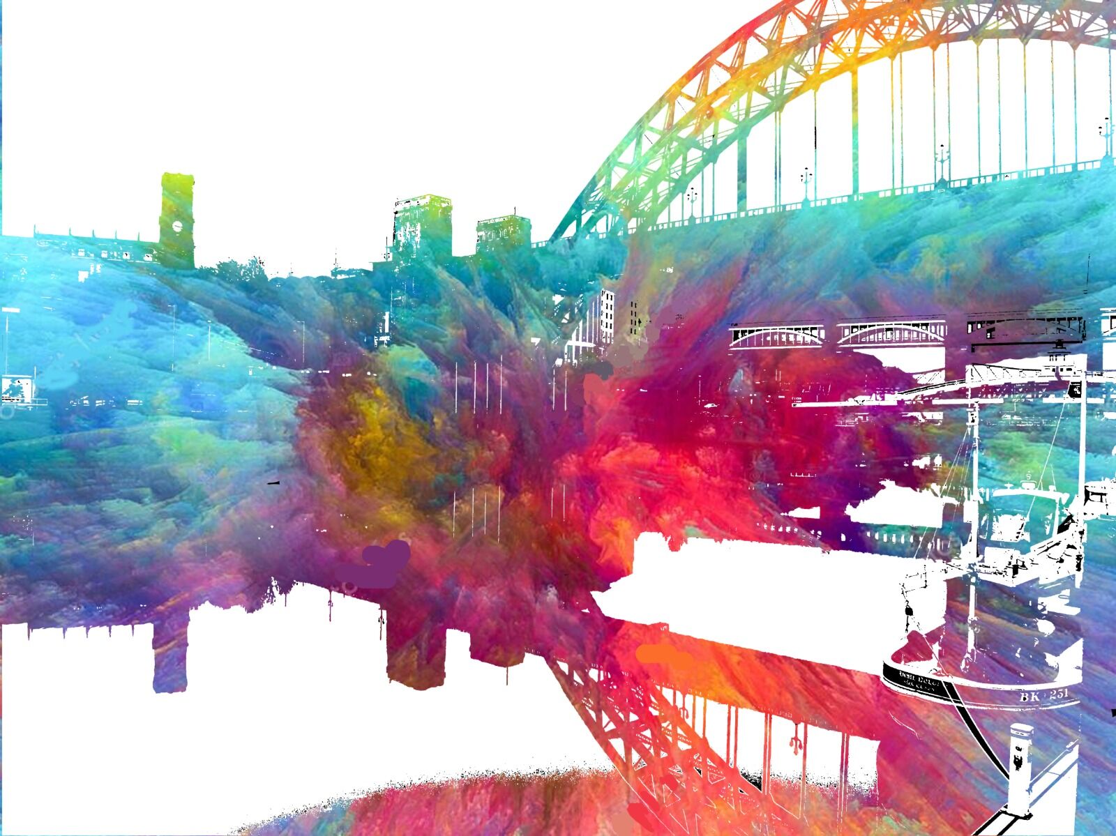 Quayside Reflection